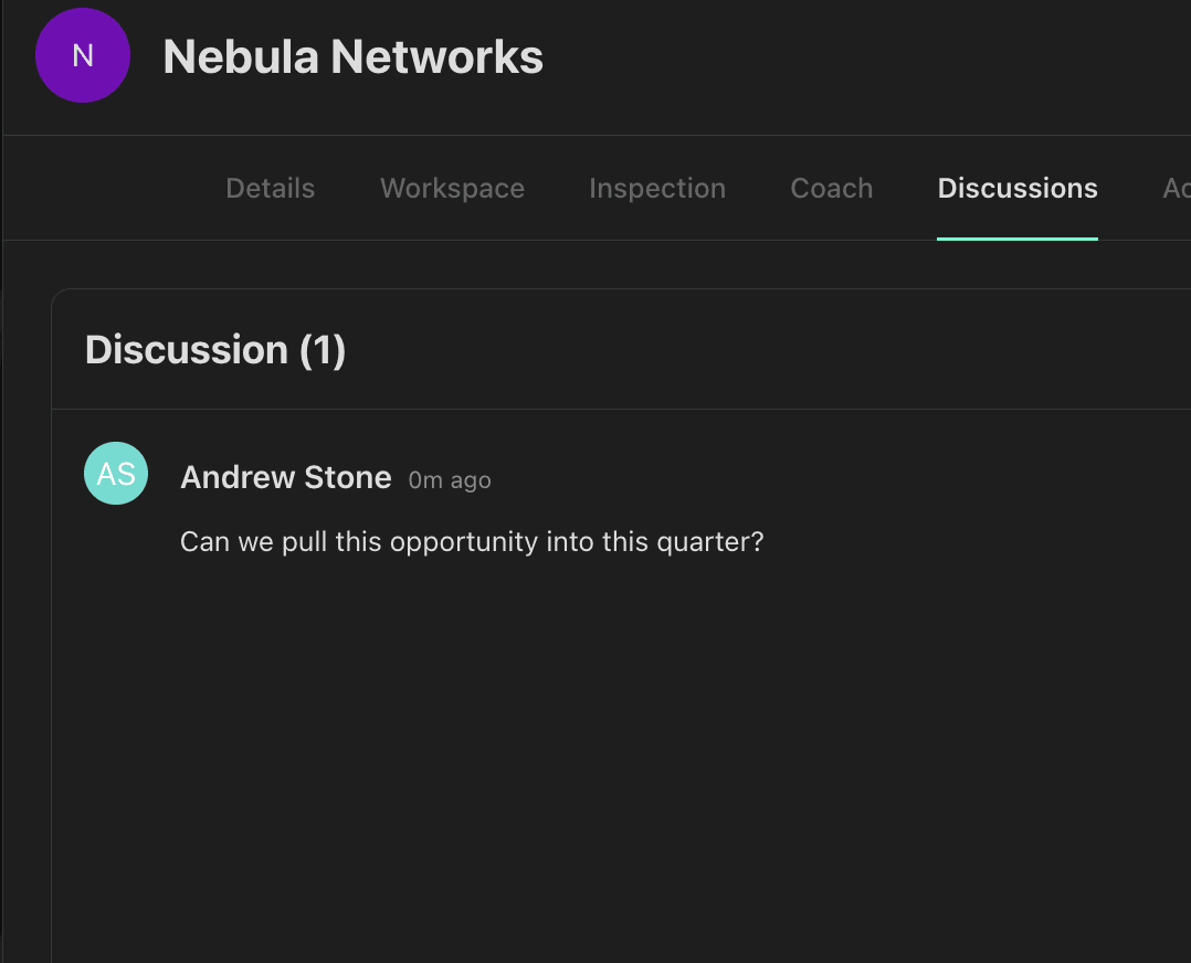 AI analysis of sales pipeline